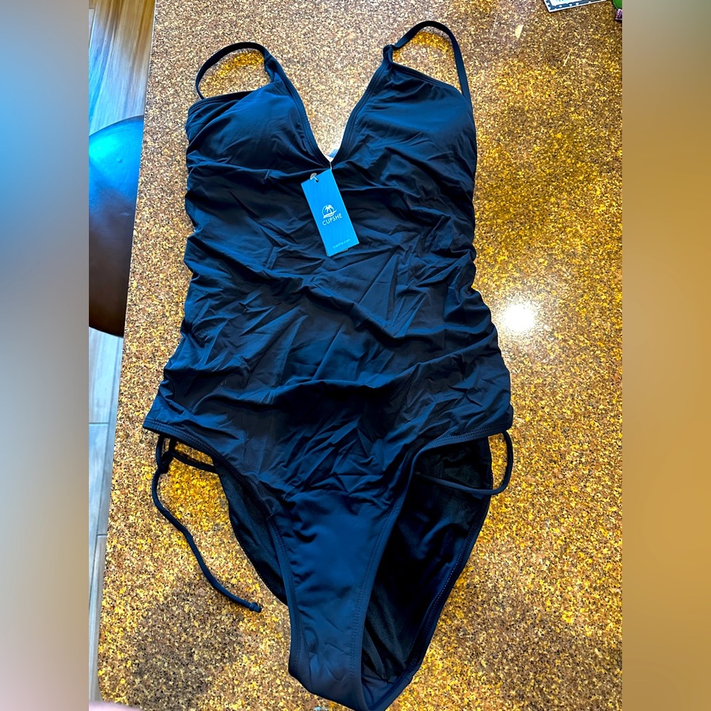 Cupshe Black One-Piece Swimsuit